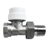 Клапан радиаторный термостатический прямой 1/2"(_15) М/П CARTVS12 *1/2