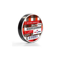 Изолента ПВХ 19мм х 20м ЧЕРНАЯ Klebebander 906 *8/200