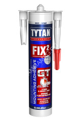 Жидкие гвозди сверхсильные гибридные 290мл белый Fix2 GT TYTAN 73891 *1/6