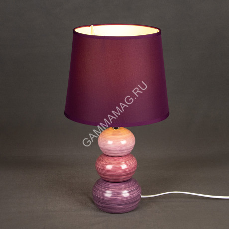 Лампа настольная 33833 Purple Е27 40Вт S=2м2 *1/4