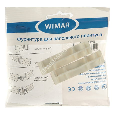 Соединитель Wimar 826 Дуб Белло 58ММ (уп.2шт)*50