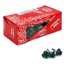 Саморезы кровельные BROZEX коробка 5,5*19 (100шт) RAL 6005 темно-зеленый *6