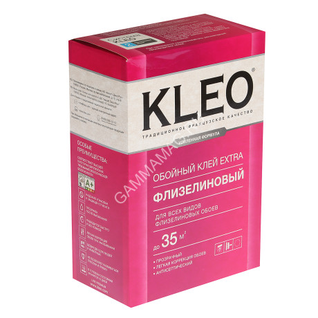 Клей для обоев флизелиновый 240г EXTRA 35 +20% KLEO *1/20/1200