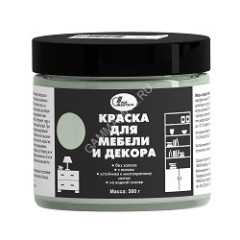 Краска акриловая для мебели и декора Дымчатый 0,5 кг Новбытхим *1/6