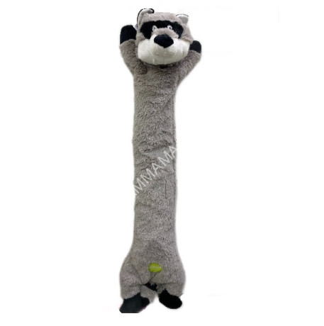 Игрушка (Nunbell) Енот шуршащая, 3 пищалки, для собак l=76см