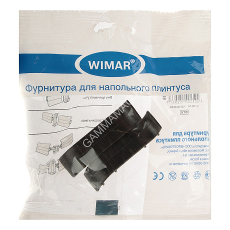 Соединитель Wimar 827 Дуб Черненый 58ММ (уп.2шт)*50