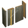 Брус доборный ПВХ телескопический Дуб ШАЛЕ ГРАФИТ 150*2070мм BROZEX-WOOD *5