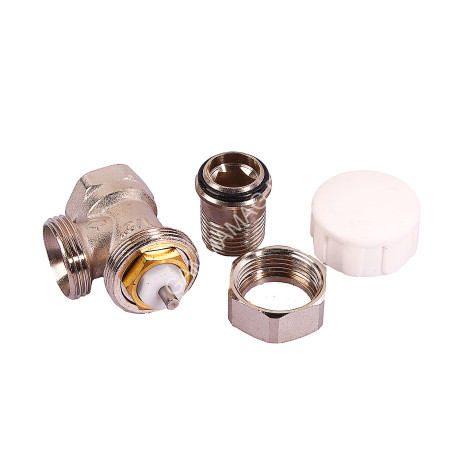 Клапан радиаторный термостатический угловой 1/2"(_15) М/П CTM CARTVA12 *1/2