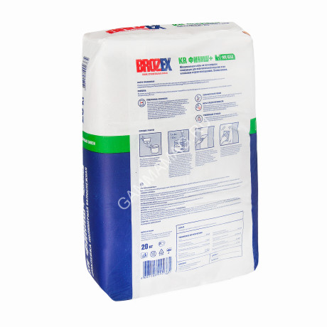 Шпаклевка полимерная WR 650 KR Финиш+ 20 кг BROZEX *1/56