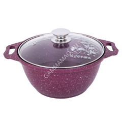 Кастрюля алюм. литая а/приг. Kukmara "Trendy style" Mystery 4,0л Ст.кр. к41tsm *1/3