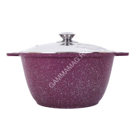 Кастрюля алюм. литая а/приг. Kukmara "Trendy style" Mystery 4,0л Ст.кр. к41tsm *1/3