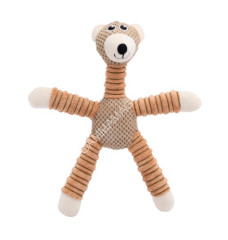 Игрушка (Wogy) Медведь мягкая пищалка для собак 39х34х10см