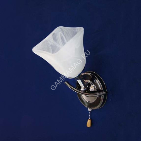 Бра K1373/1W BK Кувшинка 1*60W E14 220V (h=300, w=170, l=190) VERNER LIGHTING *1