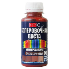 Колер паста красно-коричневый №08 0,1 л BROZEX *6/108