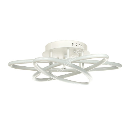 Люстра YT137/3 WT 100W LED 220V пульт 3000К-6,500К 3-режима (h-150; d-590) VERNER LIGHTING *1