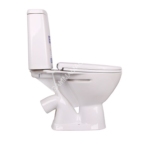 Унитаз-компакт JUST 031, 3/6 с кр.термопл.Lift, (S-KO-JUS031-3/6-PL-w) Cersanit *1/9