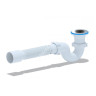 Сифон для душевого поддона 1 1/2"*40 с гибкой трубой 40x50 АНИ E115 *1/45