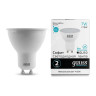 Лампа светодиодная 7W GU10 4K нейтральный MR16 550лм Elementary 13627 *10/100