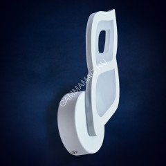 Бра Y1059/1W WT 12W LED 220V 3000К-6,500К 2-режима (h=45, w=170, l=360) VERNER LIGHTING *1