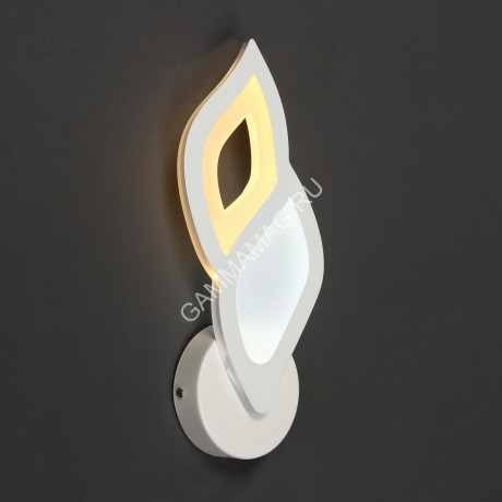 Бра Y1059/1W WT 12W LED 220V 3000К-6,500К 2-режима (h=45, w=170, l=360) VERNER LIGHTING *1