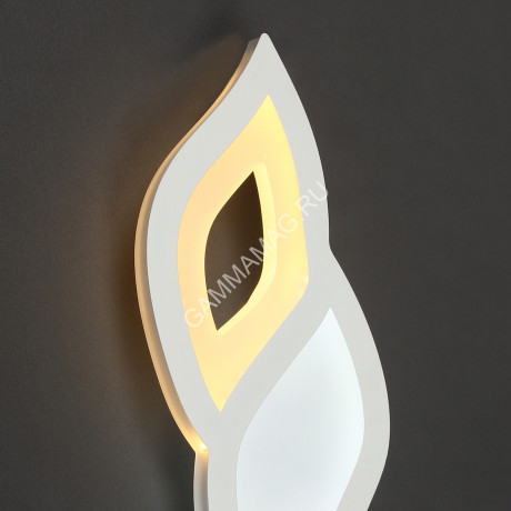 Бра Y1059/1W WT 12W LED 220V 3000К-6,500К 2-режима (h=45, w=170, l=360) VERNER LIGHTING *1
