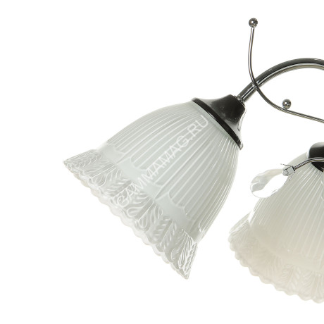 Люстра N0538/5 CH+BK 5*40W E14, 220V VERNER LIGHTING *1