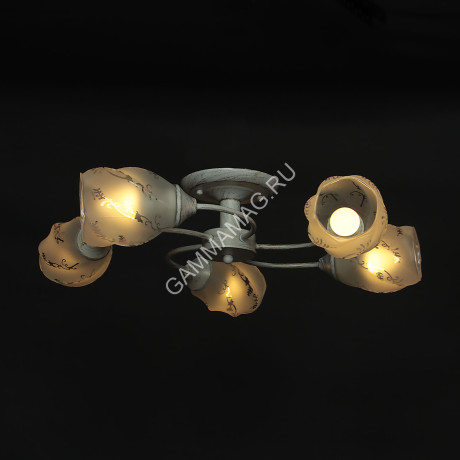 Люстра N2272/5 WG Е27 5*40Вт (h=160; d=600) S=20м2 VERNER LIGHTING *1
