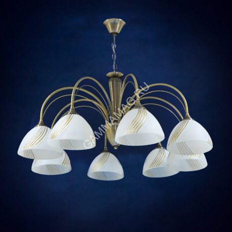 Люстра N3325/8 8*40W Е27 (q-840 h-650) VERNER LIGHTING *1