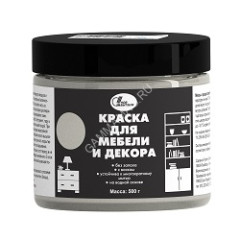 Краска акриловая для мебели и декора Льняной 0,5 кг Новбытхим *1/6