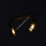 Светильник настенный (спот) N5104/2 AB+WOOD Е14 2*40W VERNER LIGHTING *1
