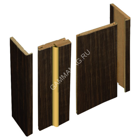 Брус доборный ПВХ телескопический КЕДР Венге 100*2070мм BROZEX-WOOD *5