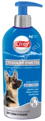 Шампунь-кондиционер (Cliny) Глубокая очистка с ионами серебра для кошек и собак, 300мл