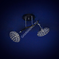 Люстра N2281/2 CH+BK Е27 2*40Вт (h=280; d=440) VERNER LIGHTING *1