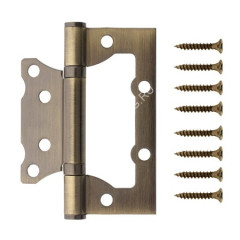Петля без врезки 100*75*2,5мм БРОНЗА AB Code Deco *1/25/100