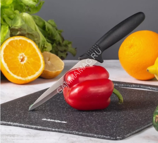 Нож кухонный ATTRIBUTE пл.р. Chef универсальный дл.лезв.12см AKC014 блистер *1/6/72