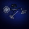 Люстра N2281/3 CH+BK G9 220V 25 W (h=280; d=520) VERNER LIGHTING *1 *