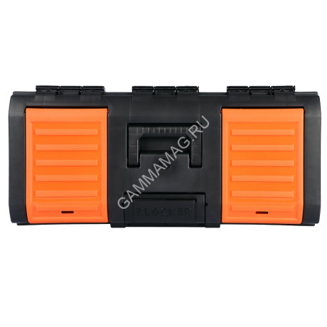Ящик д/инструмента пластм. "Blocker Boombox 24" черный/оранжевый BR3942ЧРОР *1/4