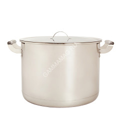 Кастрюля нерж. "АМЕТ"20,0л d31,6см, выс.26см, d дна 28,7см 1с2069 (Аша) *1
