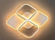 Люстра 2321/96W white 500*500 мм 3 реж., пульт S=20м2 VERNER LIGHTING *1