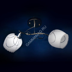 Люстра N2299/2 BCH 2*40W E27, 220V (250*300*520) S=8м2 VERNER LIGHTING *1