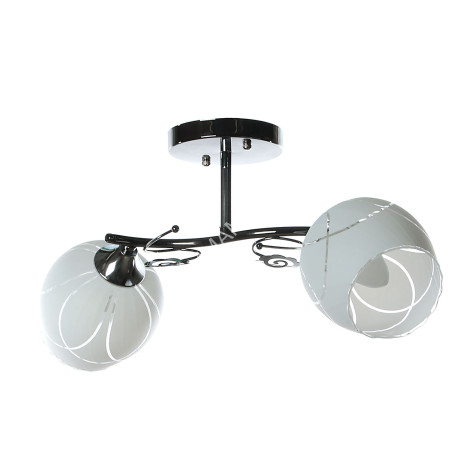 Люстра N2299/2 BCH 2*40W E27, 220V (250*300*520) S=8м2 VERNER LIGHTING *1