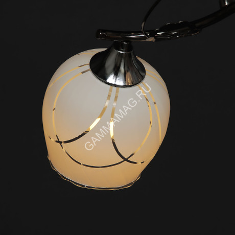 Люстра N2299/2 BCH 2*40W E27, 220V (250*300*520) S=8м2 VERNER LIGHTING *1