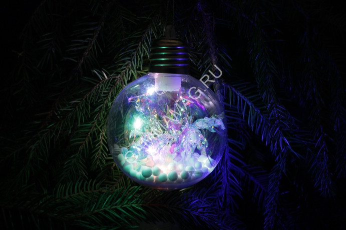 Фигура световая Шар 5LED 3*LR44 8 см мультицвет медь СТАРТ 18604*1/24