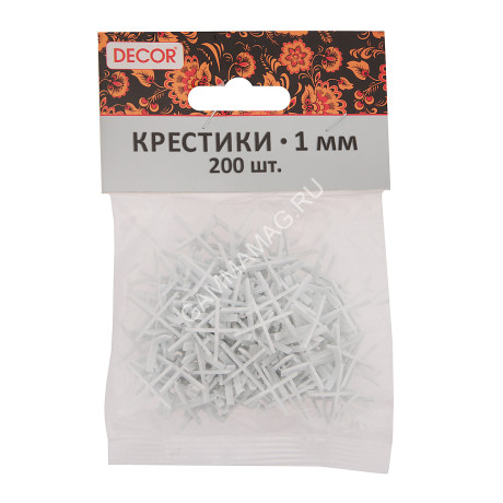 Крестик д/плитки 1,0мм (200шт) (338-0010) *1/100/200