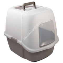 Туалет (Triol) P900 закрытый (совок и сетка в комплекте), 51,3*38,8*43,3см для кошек