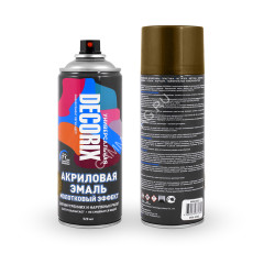 Эмаль-аэрозоль молотковый эффект бронза 520 мл DECORIX (H402) *1/12