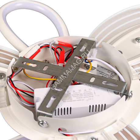 Люстра 2334/160W white 500 мм 3 реж., пульт S=25м2 VERNER LIGHTING *1