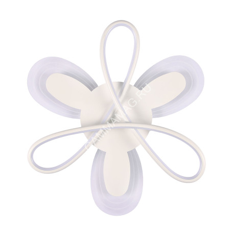 Люстра 2334/160W white 500 мм 3 реж., пульт S=25м2 VERNER LIGHTING *1