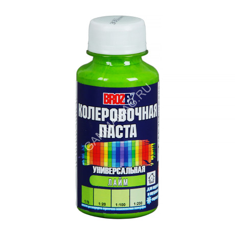 Колер паста лайм №33 0,1 л BROZEX *6/108