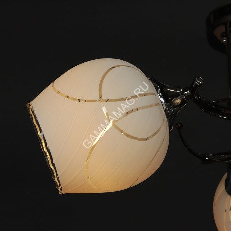 Люстра N2299/3 BCH Е27 3*40Вт ( h=250; d=550) S=12м2 VERNER LIGHTING *1